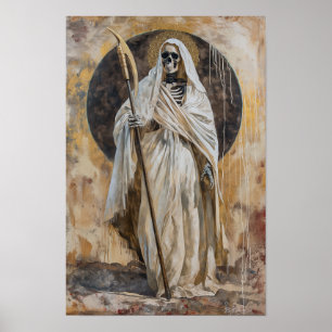 Santa Muerte Goddelijke Begeleiding & Bescherming Poster