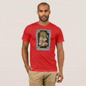 santa muerte ( gouden ) t-shirt (Voorkant volledig)