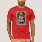 santa muerte ( gouden ) t-shirt (Voorkant)