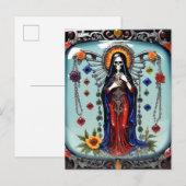 Santa Muerte (Heilige Dood) Briefkaart (Voorkant / Achterkant)