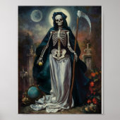 Santa Muerte in het Poster van de begraafplaats (Voorkant)
