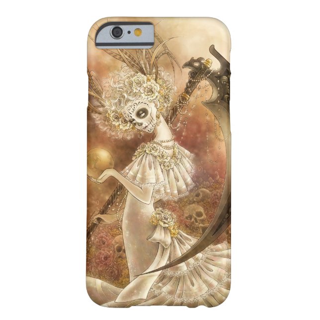 Santa Muerte iPhone 6 hoesje ID Hoesje (Achterkant)