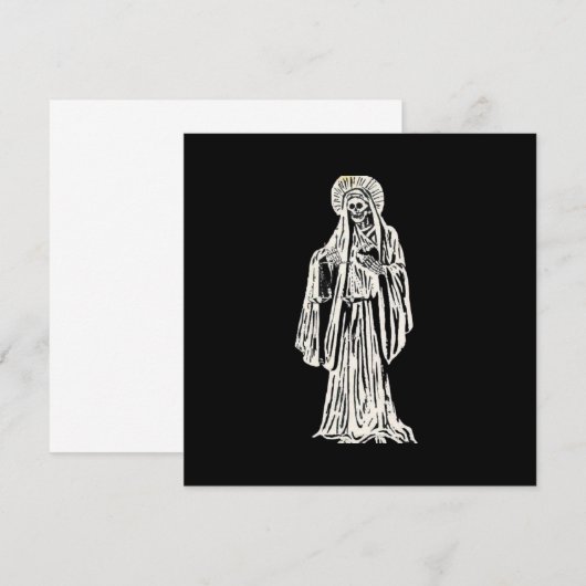 Santa Muerte Kaart (Voorkant / Achterkant)