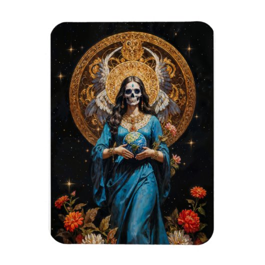 Santa Muerte Magneet (Verticaal)