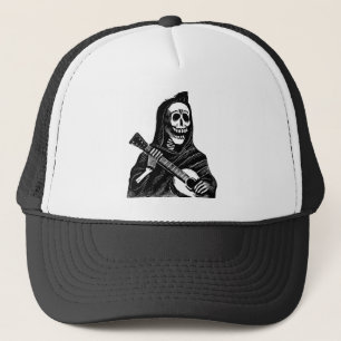 Santa Muerte met Guitar ongeveer begin jaren 1900 Trucker Pet