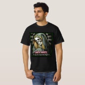 Santa Muerte (Mexicaanse godheid) Halloween Pride T-shirt (Voorkant volledig)