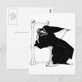 "Santa Muerte" (Mexicaanse grim Reaper) Briefkaart (Voorkant / Achterkant)