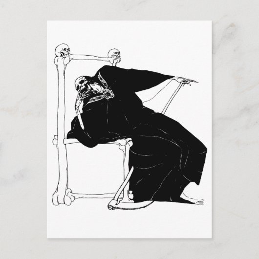 "Santa Muerte" (Mexicaanse grim Reaper) Briefkaart (Voorkant)