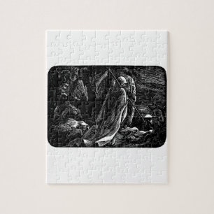 Santa Muerte (Mexicaanse grim Reaper) circa 1939 Legpuzzel