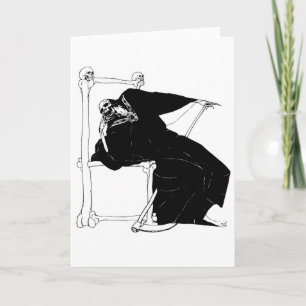 "Santa Muerte" (Mexicaanse grim Reaper) Feestdagen Kaart
