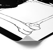 "Santa Muerte" (Mexicaanse grim Reaper) Poster (Hoek)