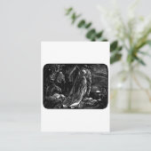 Santa Muerte (Mexicaanse Grimmelaar) Feestdagenkaart (Staand voorkant)