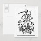 Santa Muerte, Mexican Grim Reaper c. begin jaren 1 Briefkaart (Voorkant / Achterkant)