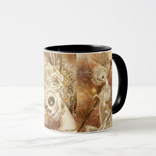 Santa Muerte Mok (Voorkant rechts)