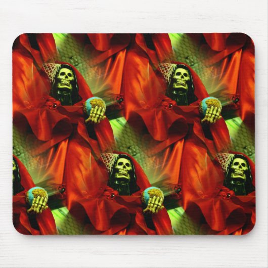 Santa Muerte Mousepad Muismat (Voorkant)