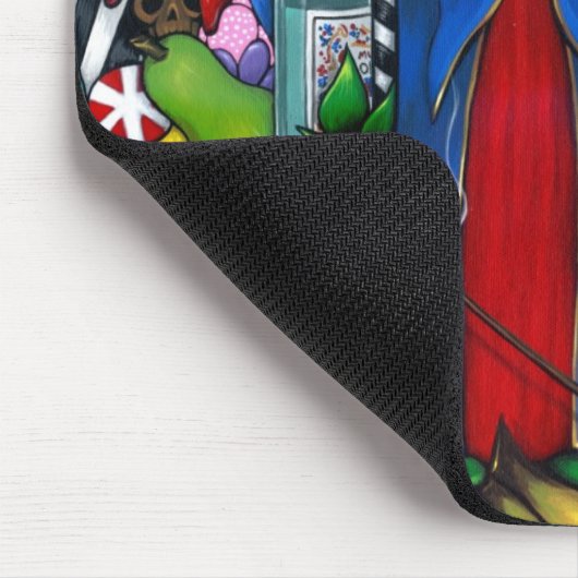 Santa Muerte Mousepad Muismat (Hoek)