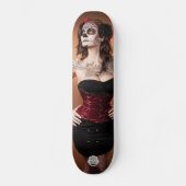 Santa Muerte Persoonlijk Skateboard (Voorkant)