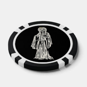 Santa Muerte Poker Chips
