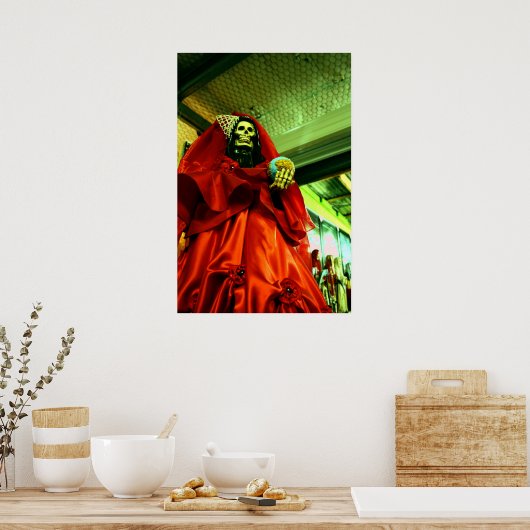 Santa Muerte Poster (Keuken)