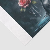 Santa Muerte Rising Decoupage Tissuepapier (Detail)