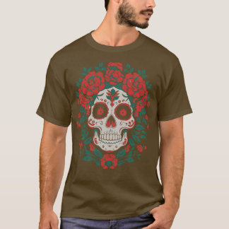 santa muerte-sierontwerp t-shirt