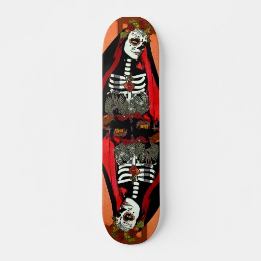 Santa Muerte Skateboard (Voorkant)