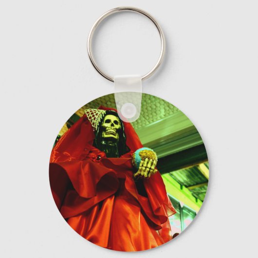 Santa Muerte Sleutelhanger (Voorkant)