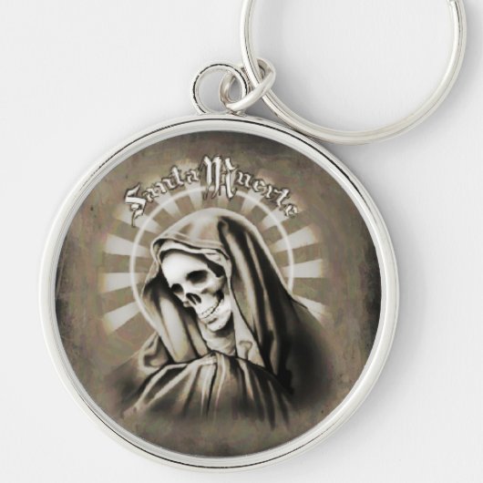 Santa Muerte Sleutelhanger (Voorkant)