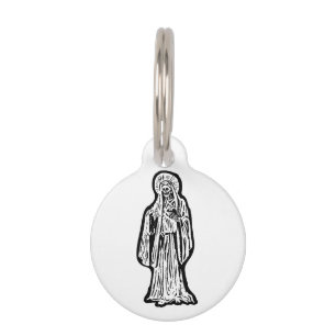Santa Muerte Statue Huisdierpenning