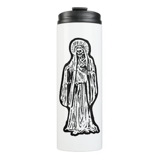 Santa Muerte Statue Thermosbeker (Voorkant)