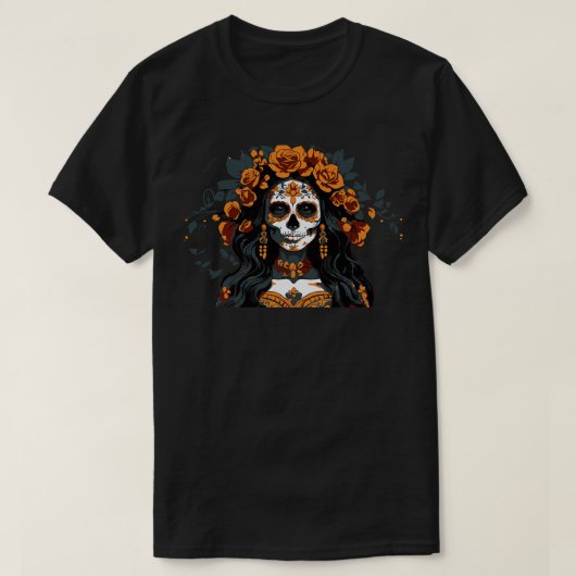 santa muerte t-shirt (Design voorkant)