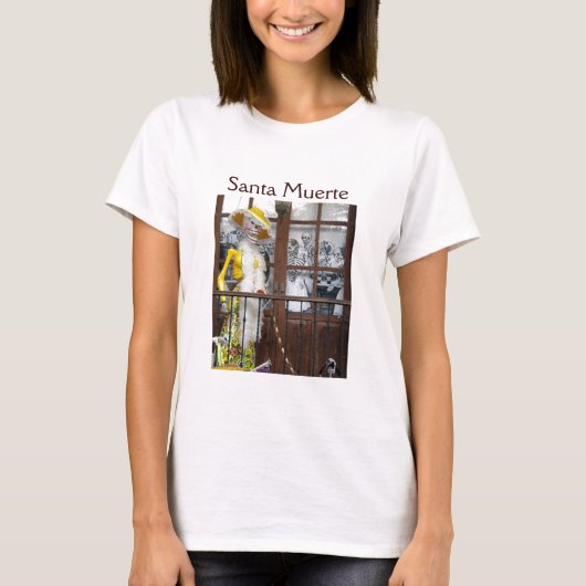 Santa muerte t-shirt (Voorkant)