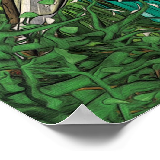 Santa Muerte Tarot - De wereld Poster (Hoek)