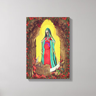 Santa Muerte Tarot - Heilige Dood Canvas Afdruk