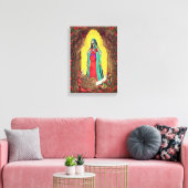 Santa Muerte Tarot - Heilige Dood Canvas Afdruk (Insitu (Woonkamer))