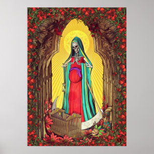 Santa Muerte Tarot - Heilige Dood Poster