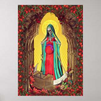 Santa Muerte Tarot - Heilige Dood Poster