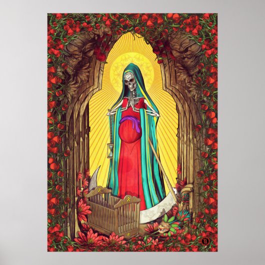 Santa Muerte Tarot - Heilige Dood Poster (Voorkant)