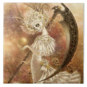 Santa Muerte Tile Tegeltje (Voorkant)