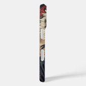 Santa Muerte versierd met rode bloemen cover (Achterkant / Rechts)