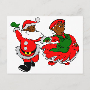 santa mus claus feestdagenkaart