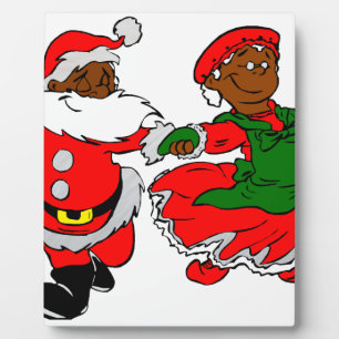 santa mus claus fotoplaat