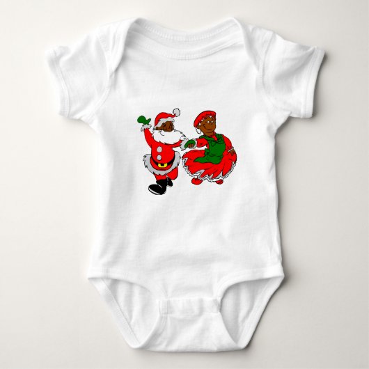 santa mus claus romper (Voorkant)