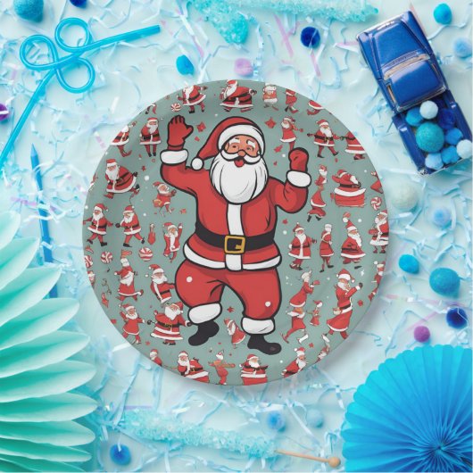 Santa n Elfs Papieren Bordje (Feest)