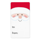 Santa naar van cadeau Labels (Voorkant)