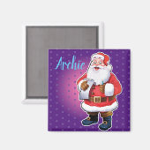 Santa name list fridge magnet (Voorkant / Achterkant)