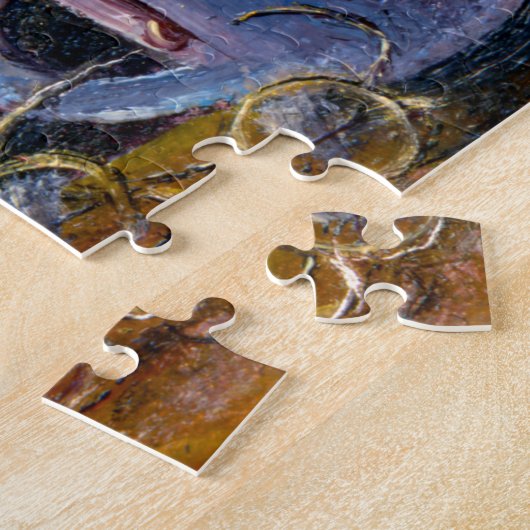 "Santa Napping" Jigzaag Puzzle Legpuzzel (Zijkant)