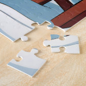 Santa Naughty Nice List Namen toevoegen Kerstmis Legpuzzel (Zijkant)