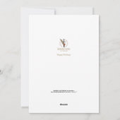 Santa & Neko Helper (Non-Download) Feestdagenkaart (Achterkant)