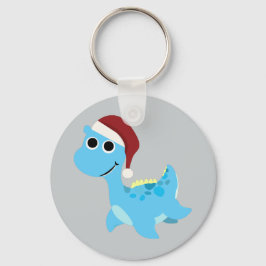 Santa Nessie Sleutelhanger